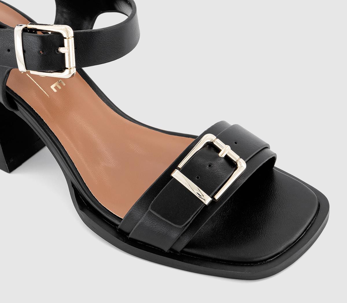 OFFICEMilan Two Part Buckle Sandals OFFICEMilan Two Part Buckle SandalsBlack