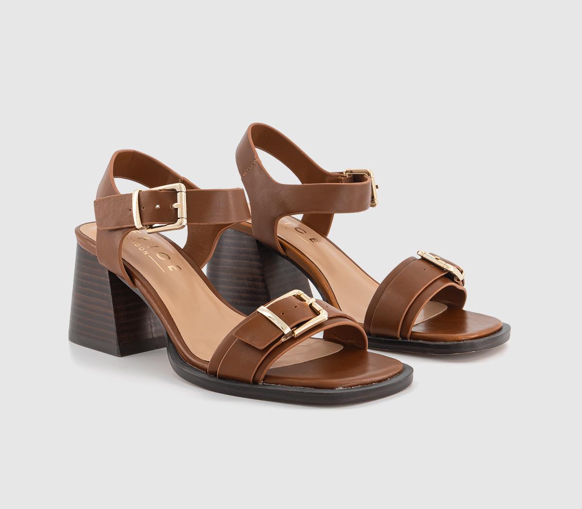 OFFICEMilan- Two Part Buckle SandalsTan
