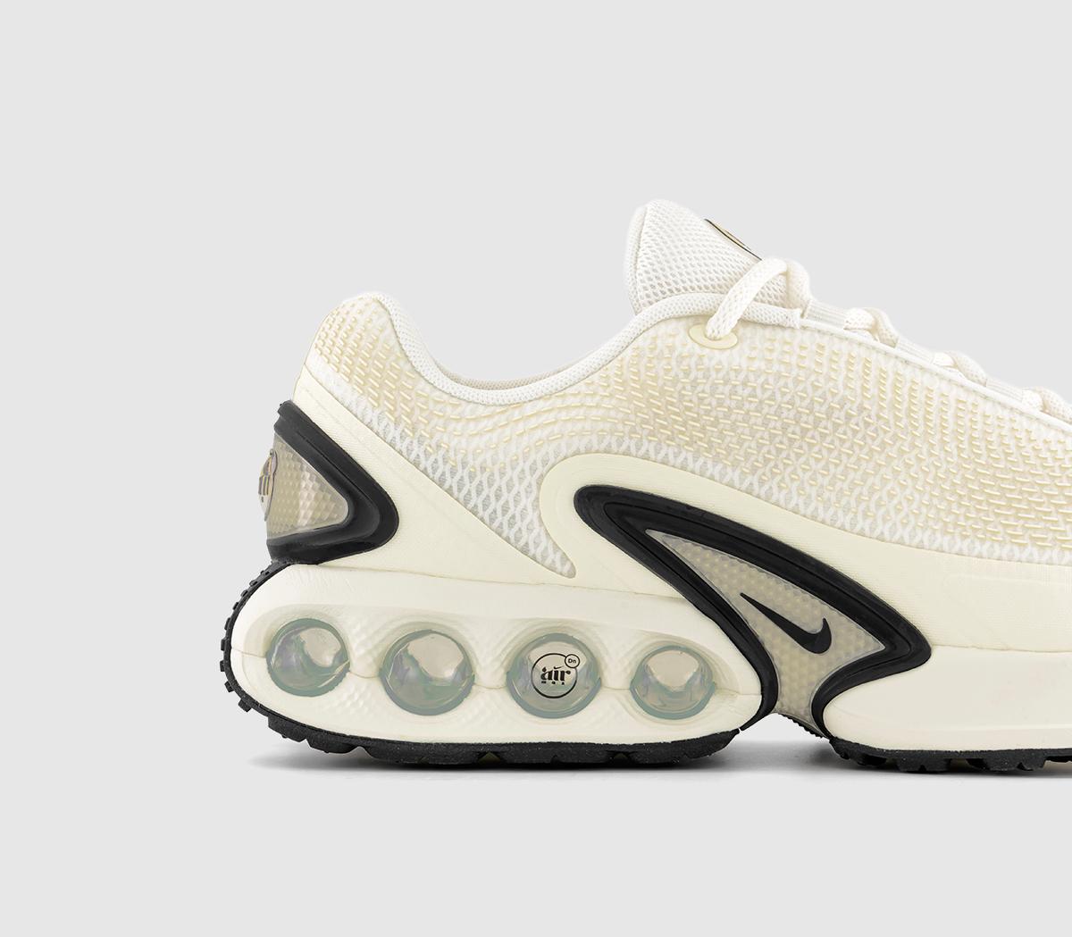 NikeAir Max Dn TrainersSail Black Coconut Milk Beach Team Gold