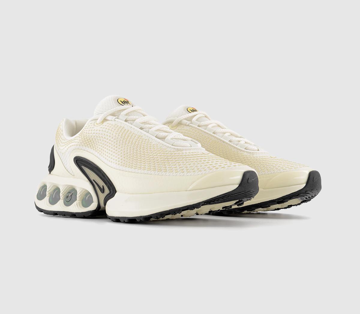 NikeAir Max Dn TrainersSail Black Coconut Milk Beach Team Gold