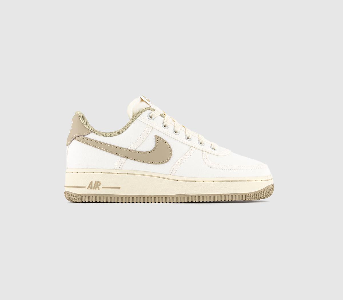 NikeAir Force 1 '07 NCPS Trainers WmnsSail Limstone Pale Vanilla Coconut Milk White