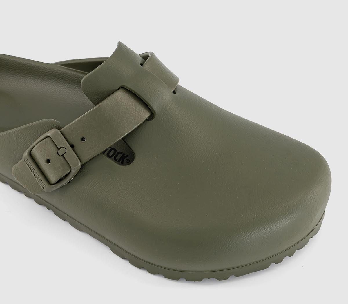 BIRKENSTOCK Boston Eva Sandals Khaki - Spring Footwear