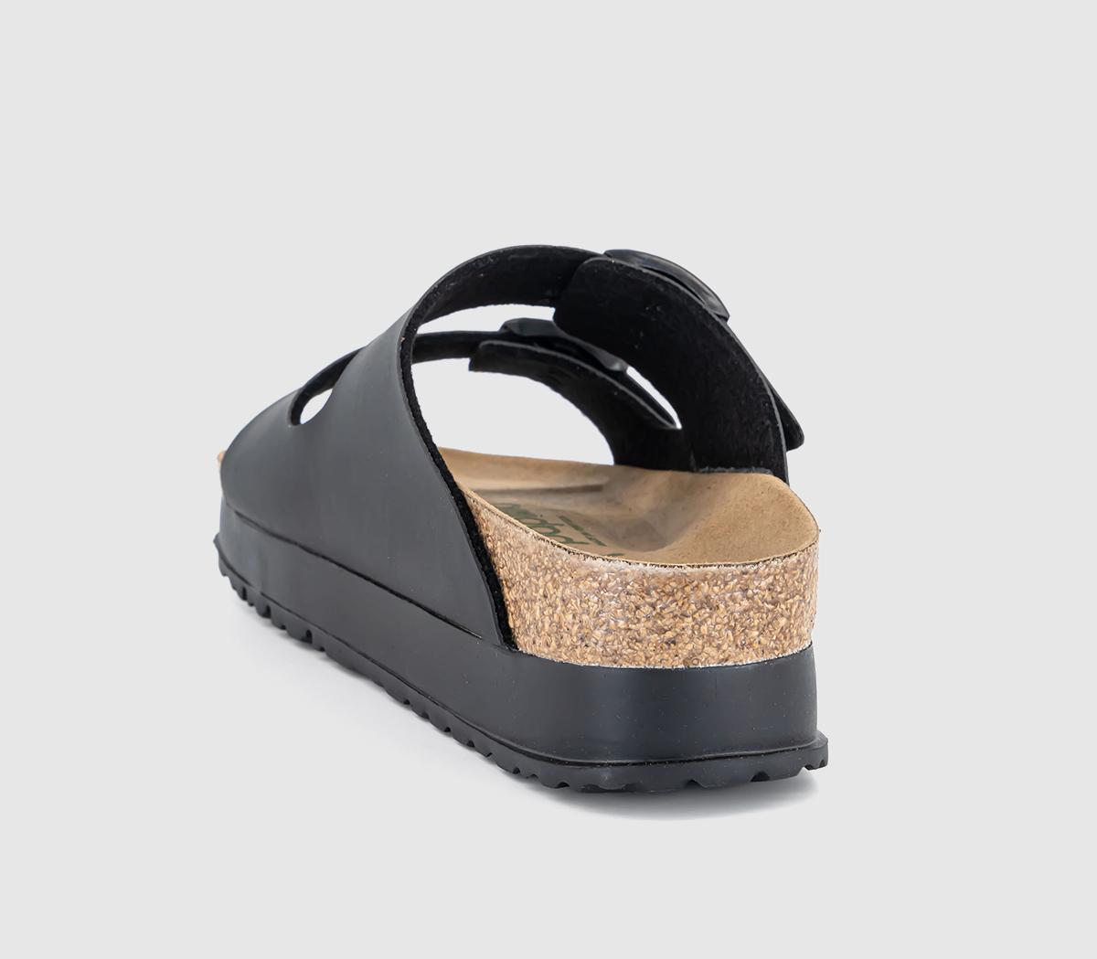 BIRKENSTOCK Arizona Platform Flex Sandals BIRKENSTOCK Arizona Platform Flex Sandals Black