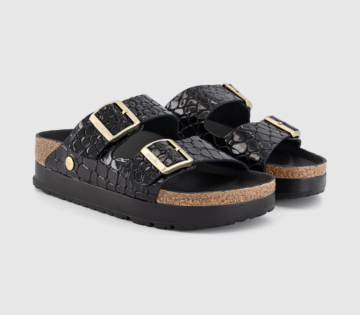 BIRKENSTOCKArizona Platform Flex SandalsCroc Black