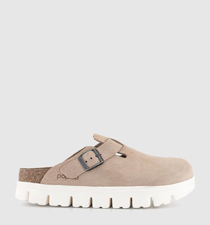 BIRKENSTOCK Boston Chunky Clogs Warm Sand