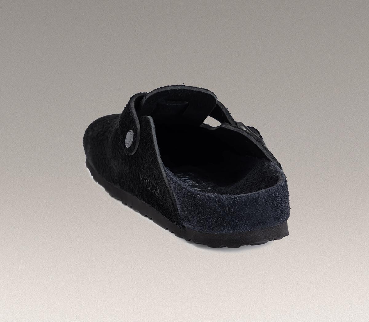 BIRKENSTOCKBoston Exquisite ClogsBlack Exq Suede