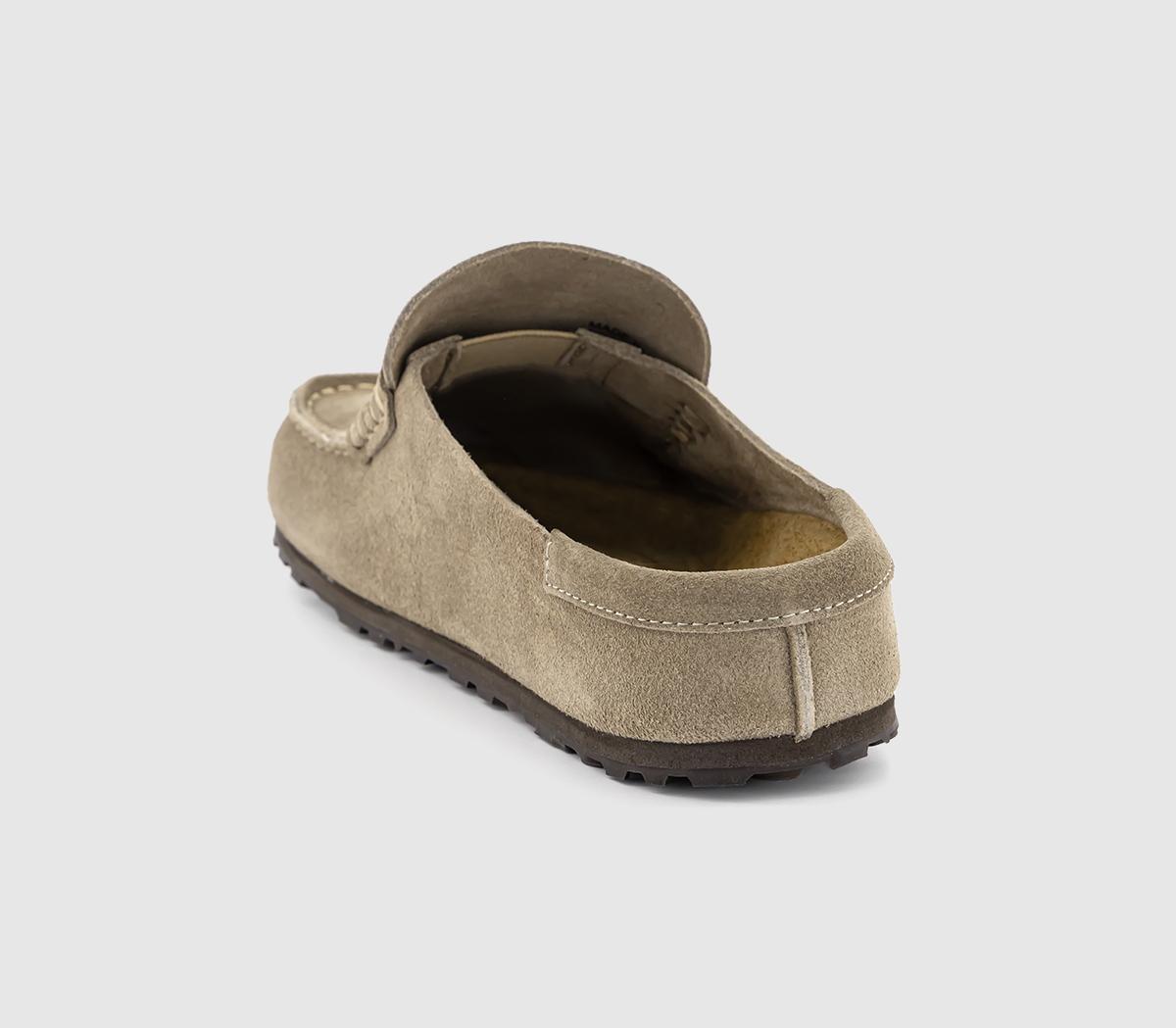 BIRKENSTOCKNaples ClogsSuede Taupe
