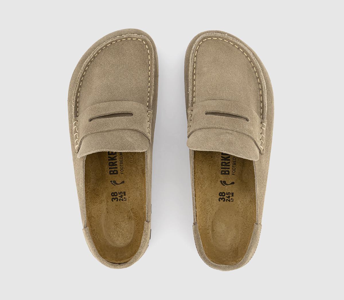 BIRKENSTOCKNaples ClogsSuede Taupe