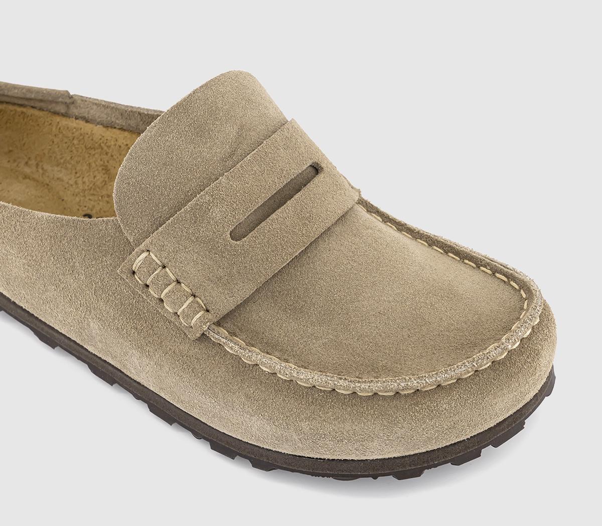 BIRKENSTOCKNaples ClogsSuede Taupe