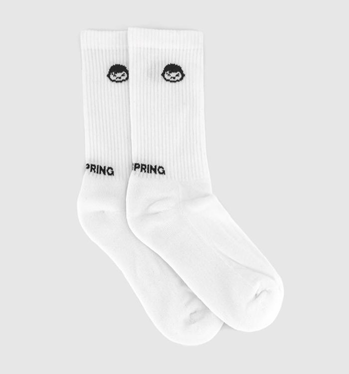 Offspring Apparel OS Socks White Black