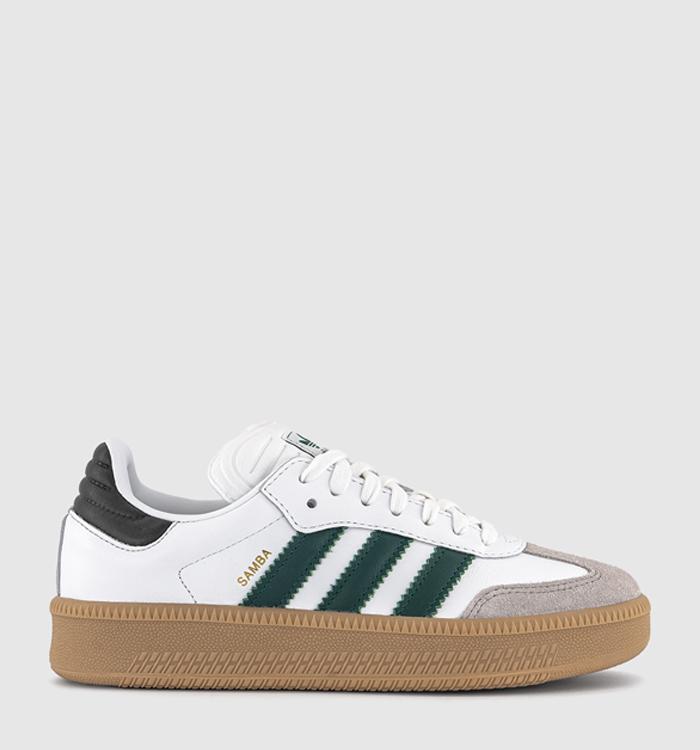 adidas Samba XLG Trainers White Collegiate Green Pantone