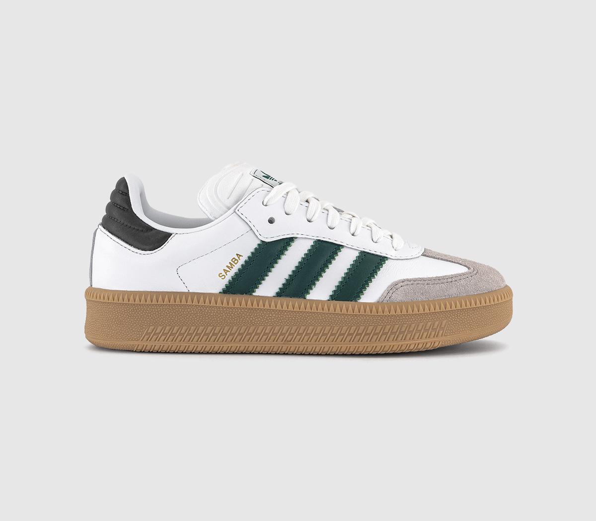 adidasSamba XLG TrainersWhite Collegiate Green Pantone