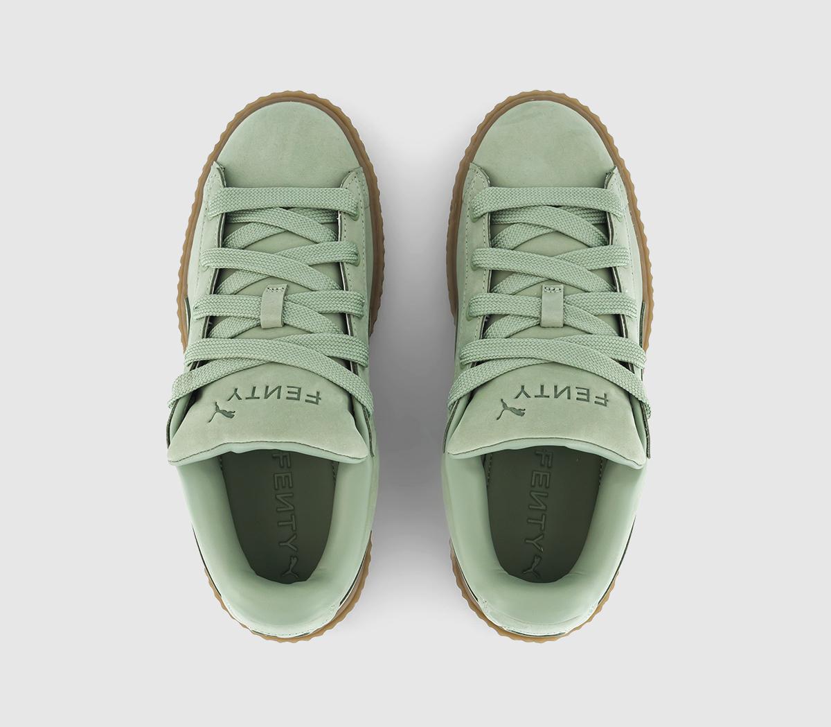 PUMAFENTY Creeper Phatty Nubuck TrainersGreen Fog