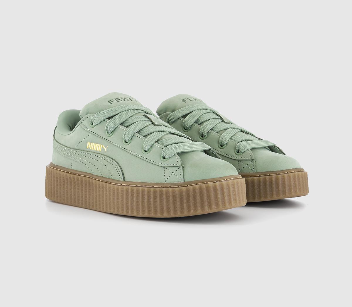 PUMAFENTY Creeper Phatty Nubuck TrainersGreen Fog