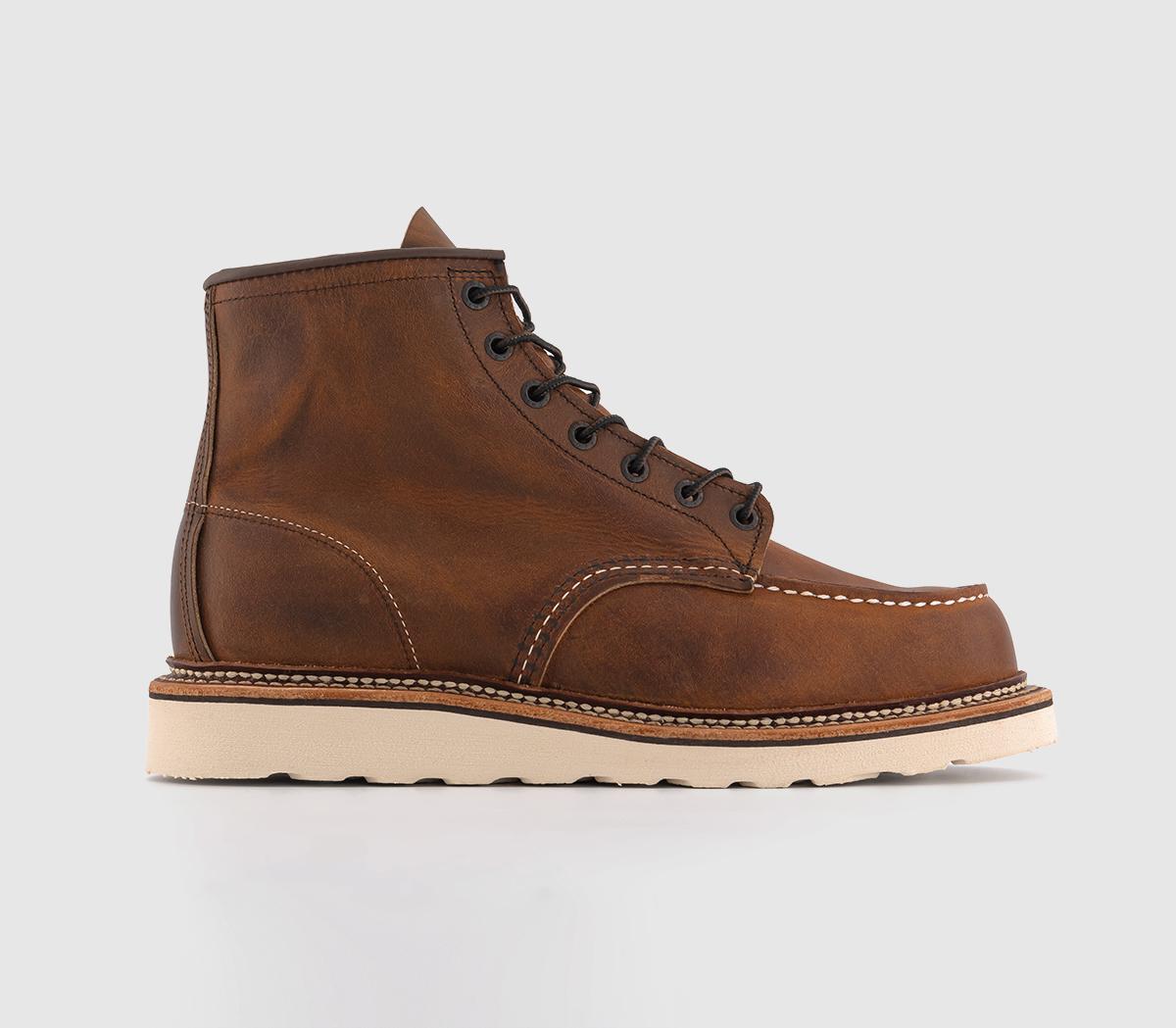 Red WingRed Wing 6 Inch Classic Moc BootsCopper Rough  Tough