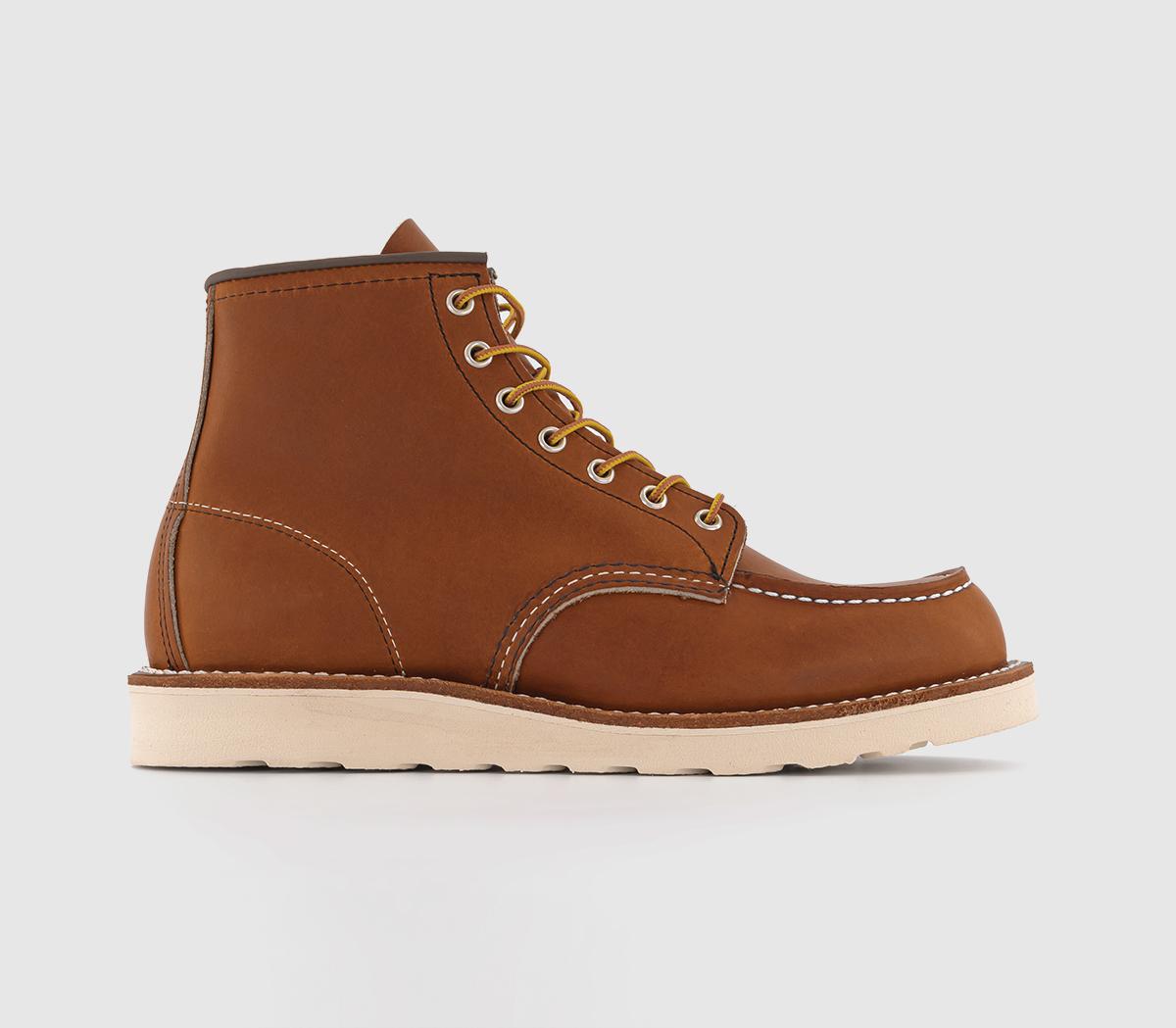 Red Wing Mens 6 Inch Classic Moc Boots Oro Legacy