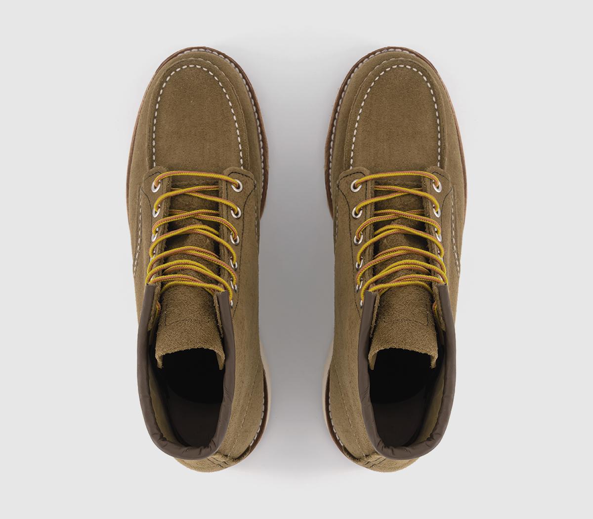 Red Wing BootsRed Wing 6 Inch Classic Moc BootsOlive Mohave