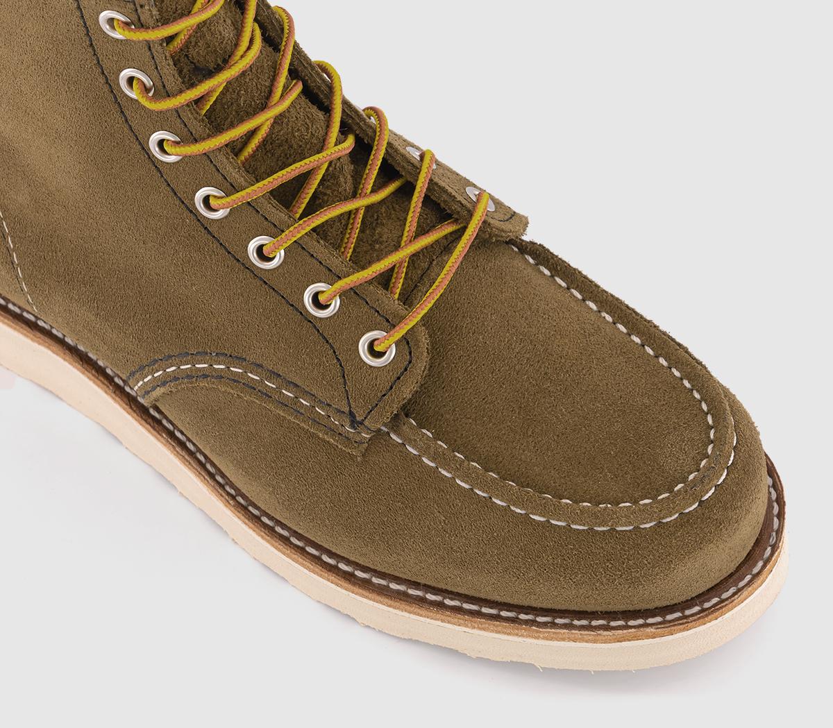 Red Wing BootsRed Wing 6 Inch Classic Moc BootsOlive Mohave