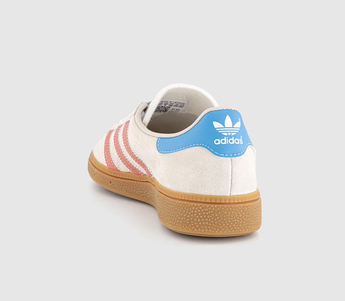 adidasMunchen 24 TrainersWonder White  Wonder Clay  Semi Blue Burst