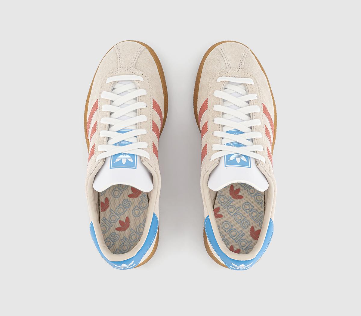 adidasMunchen 24 TrainersWonder White  Wonder Clay  Semi Blue Burst