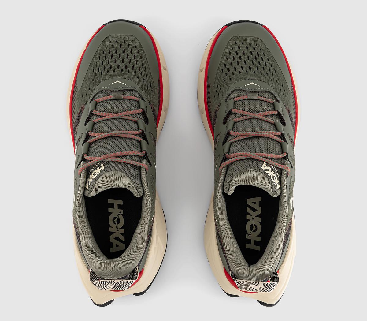 HOKASkyline Float XSlate Oat Red