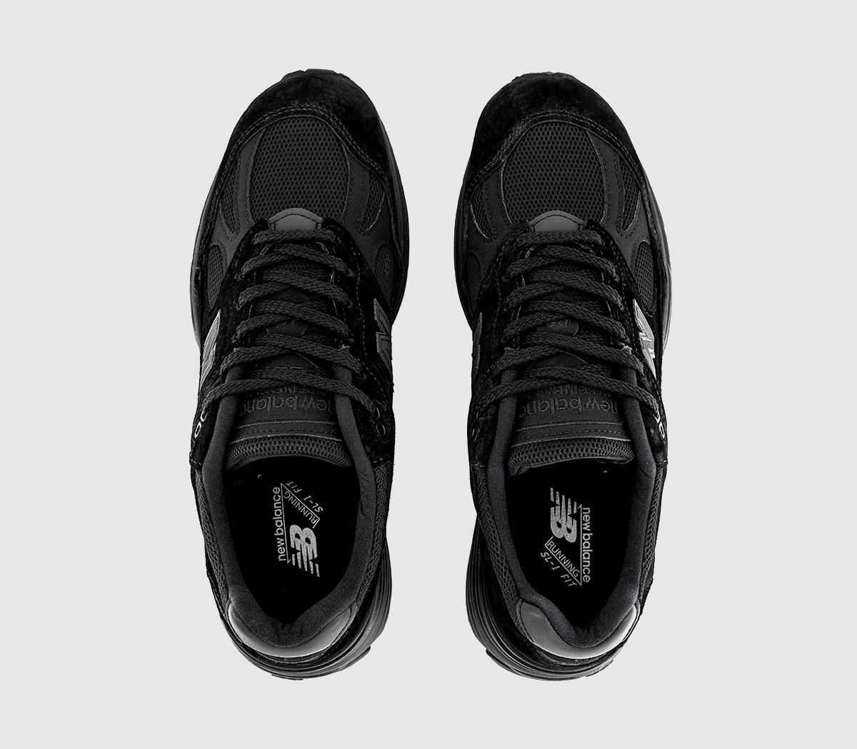 New Balance 991v2 Made in UK Trainers Black Mono - Women's Trainers