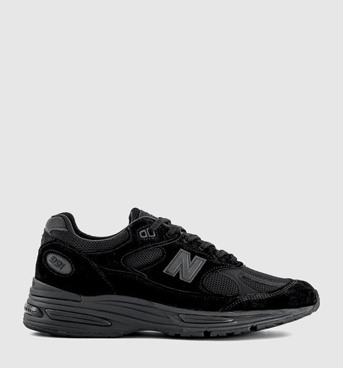 New Balance 991v2 Made in UK Trainers Black Mono