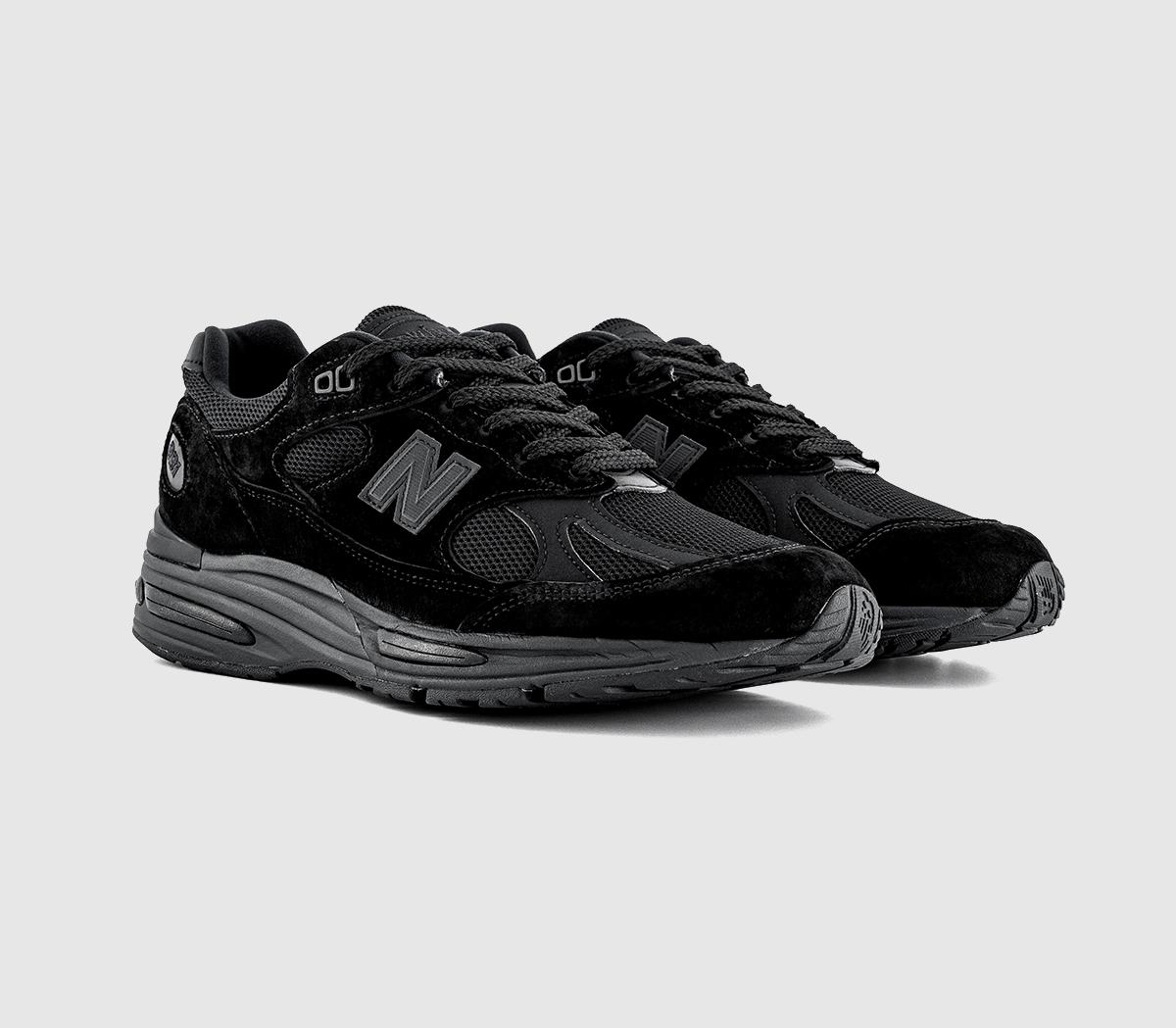 New Balance 991v2 Made in UK Trainers Black Mono - Women's Trainers
