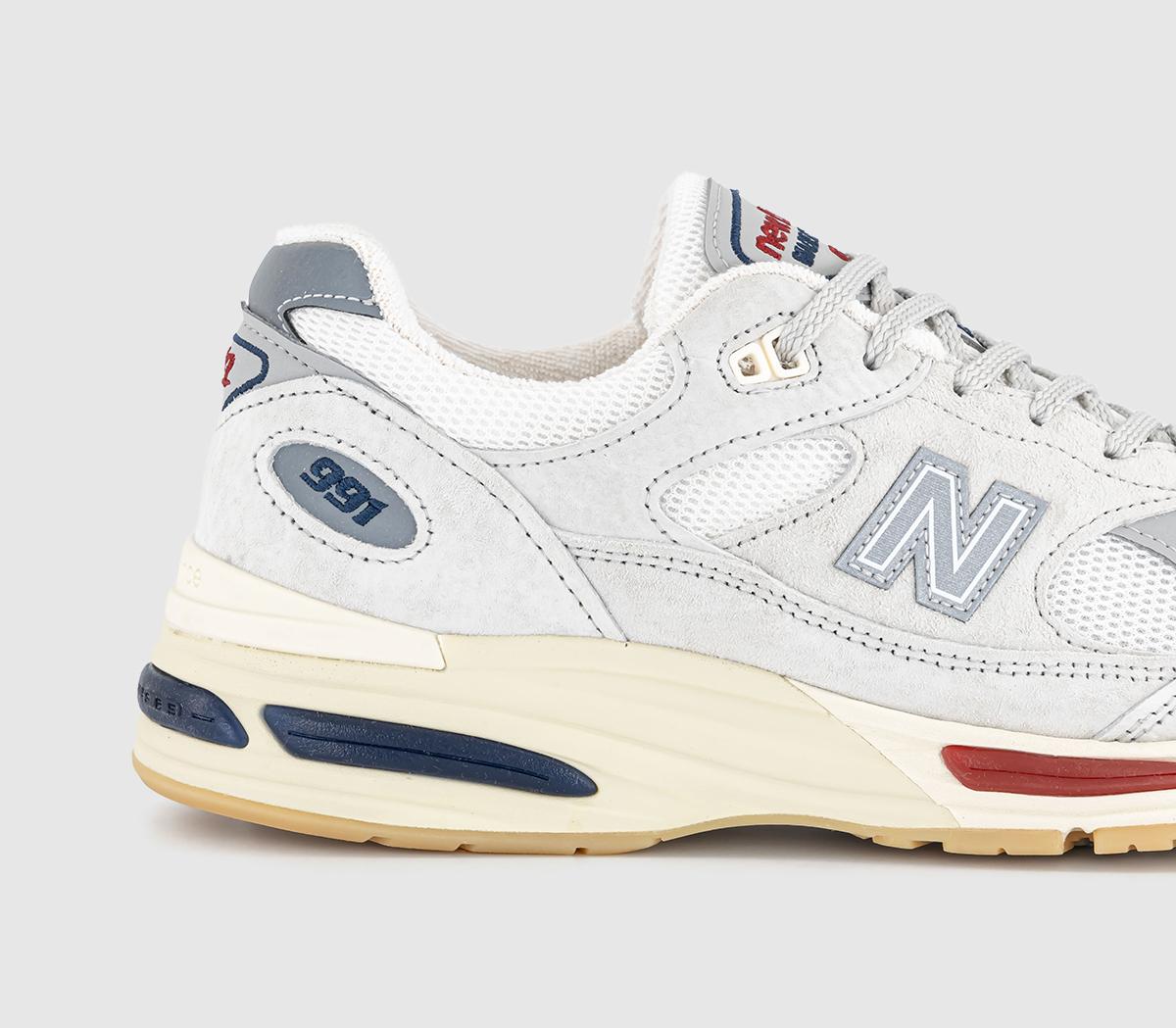 New Balance991V2 TrainersOff White Grey Off White