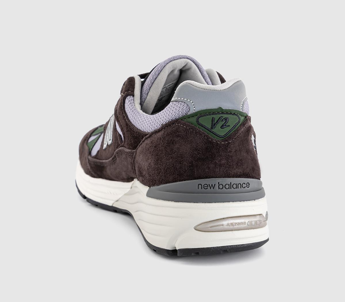 New Balance 991v2 Made in UK Trainers Licorice Lavender Gray