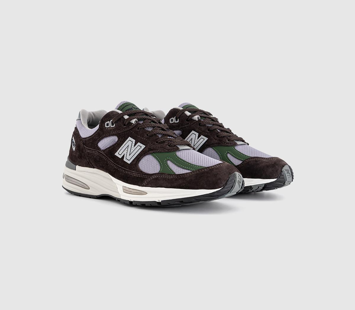 New Balance991v2 TrainersLicorice Lavender Gray