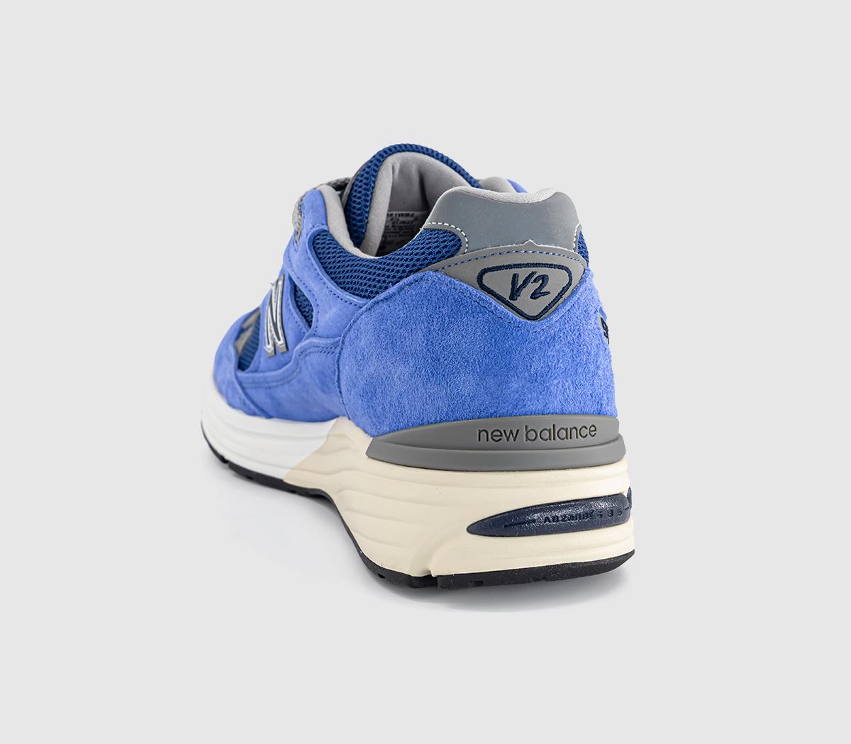 New Balance991v2 Made in UK TrainersBaja Blue Deep Ultramarine