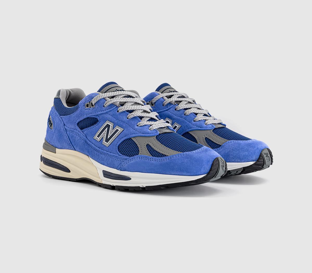 New Balance991v2 Made in UK TrainersBaja Blue Deep Ultramarine