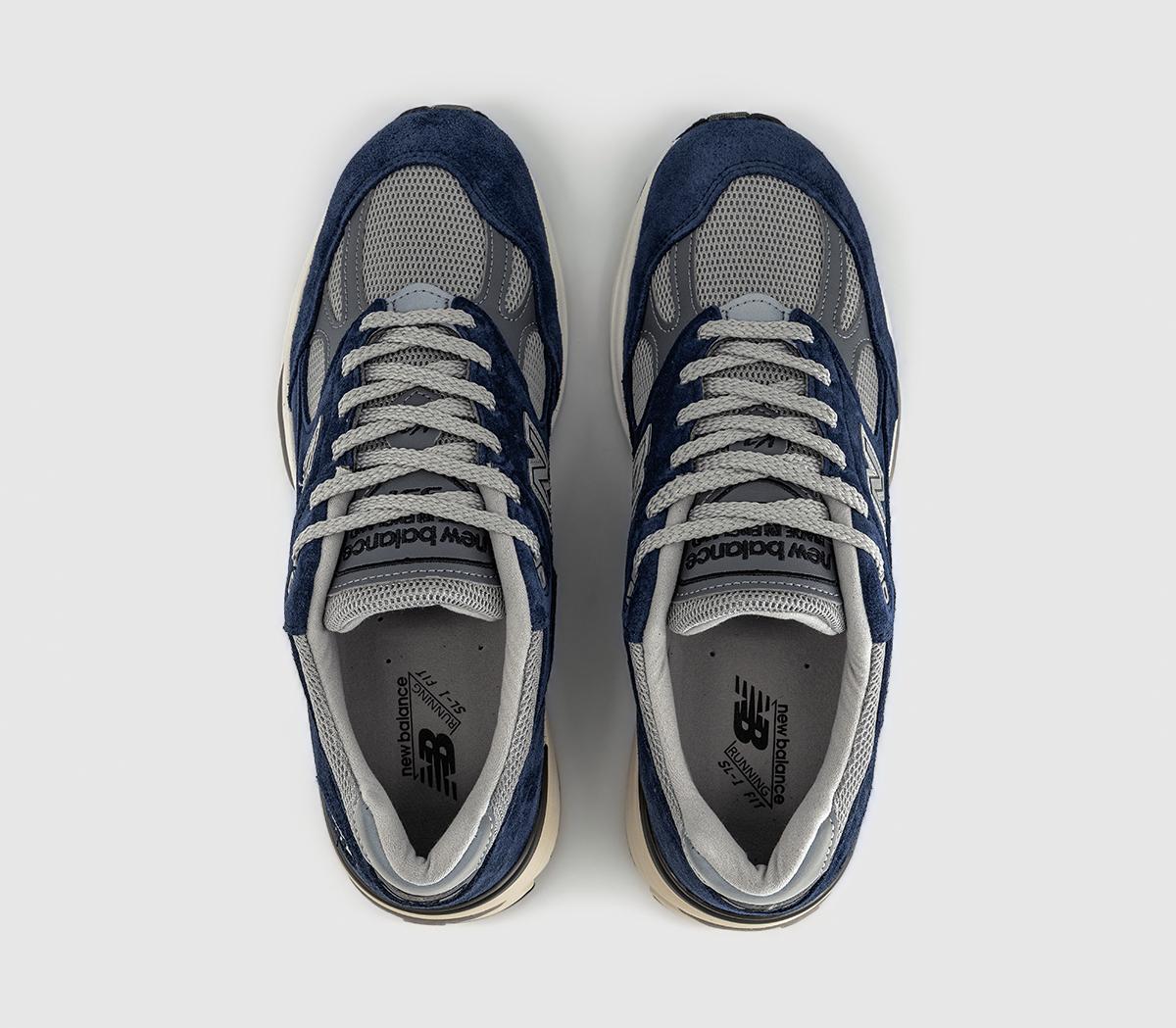 New Balance991v2 Made in UK TrainersInsignia Blue Alloy