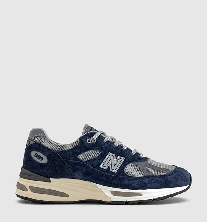 New Balance 991v2 Made in UK Trainers Insignia Blue Alloy