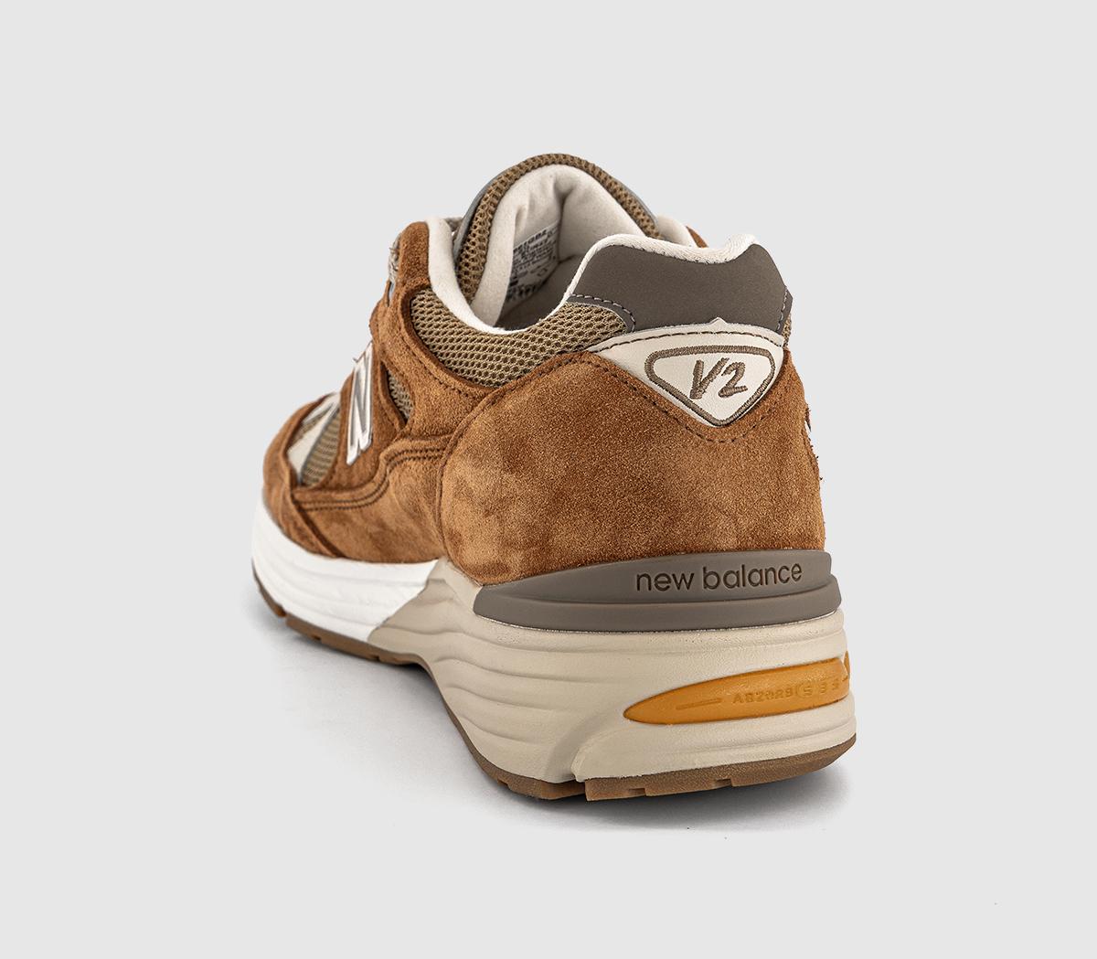 New BalanceNew Balance 991v2 Orange Brown TrainersOrange Brown