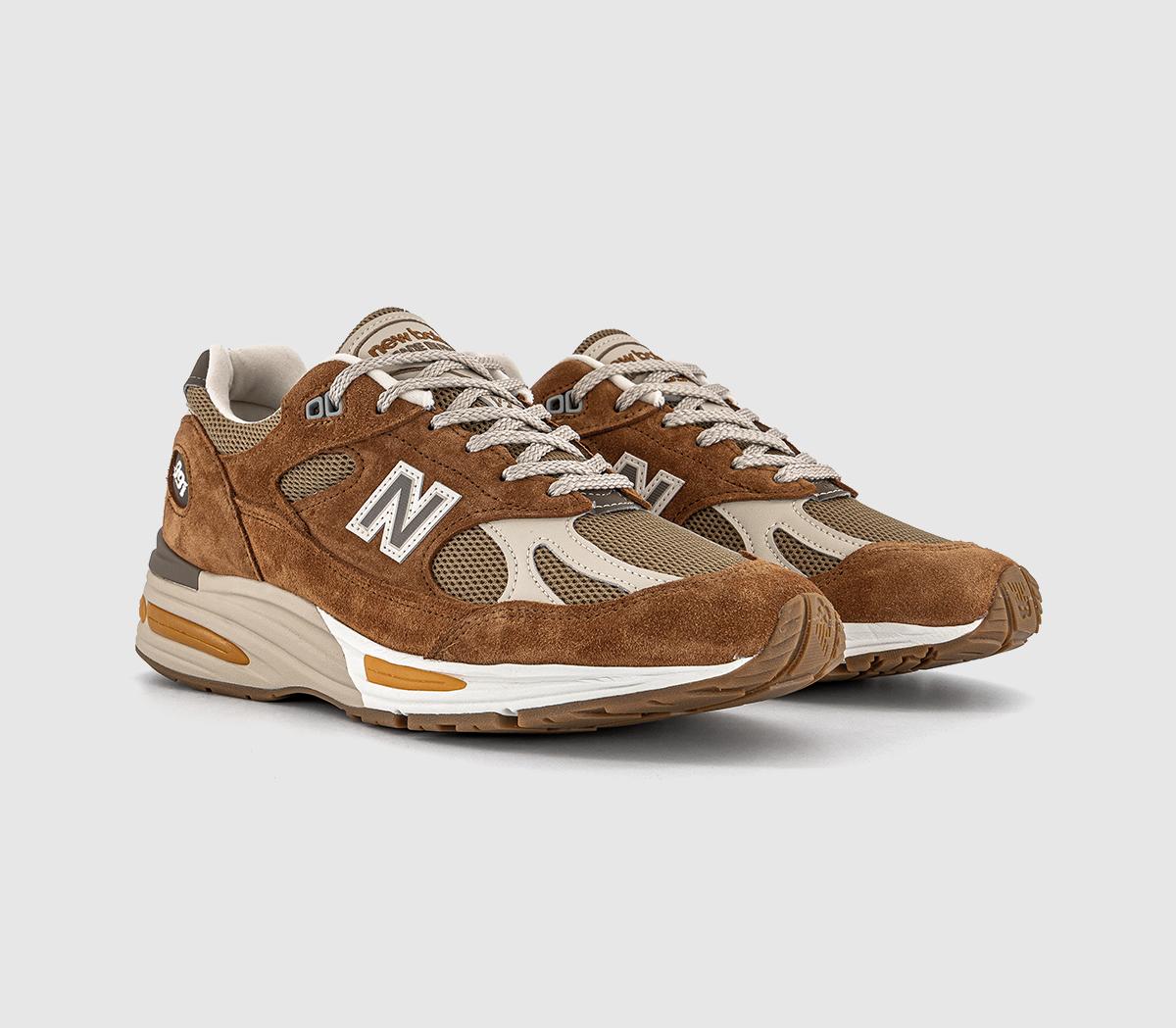 New BalanceNew Balance 991v2 Orange Brown TrainersOrange Brown