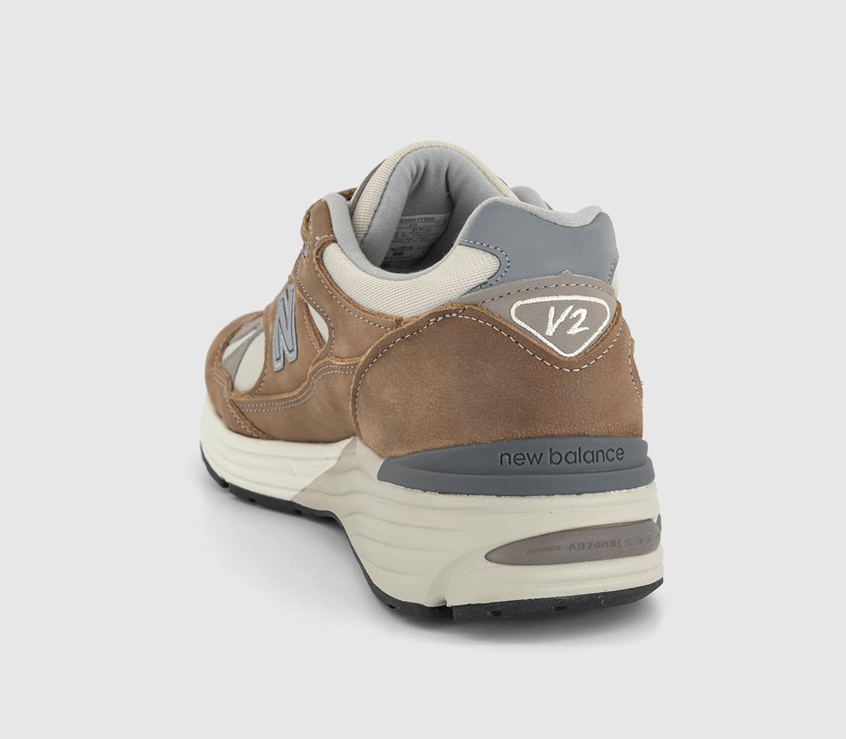 New Balance991v2 TrainersBrown Grey Black