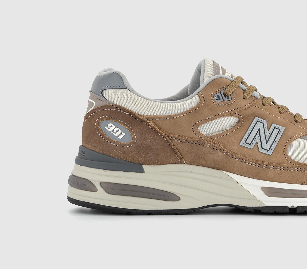 New Balance991v2 TrainersBrown Grey Black