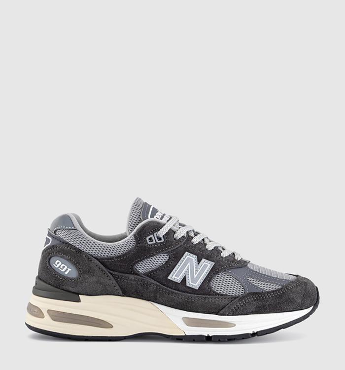 New Balance 991v2 Trainers Forged Iron Alloy Smoked Pearl