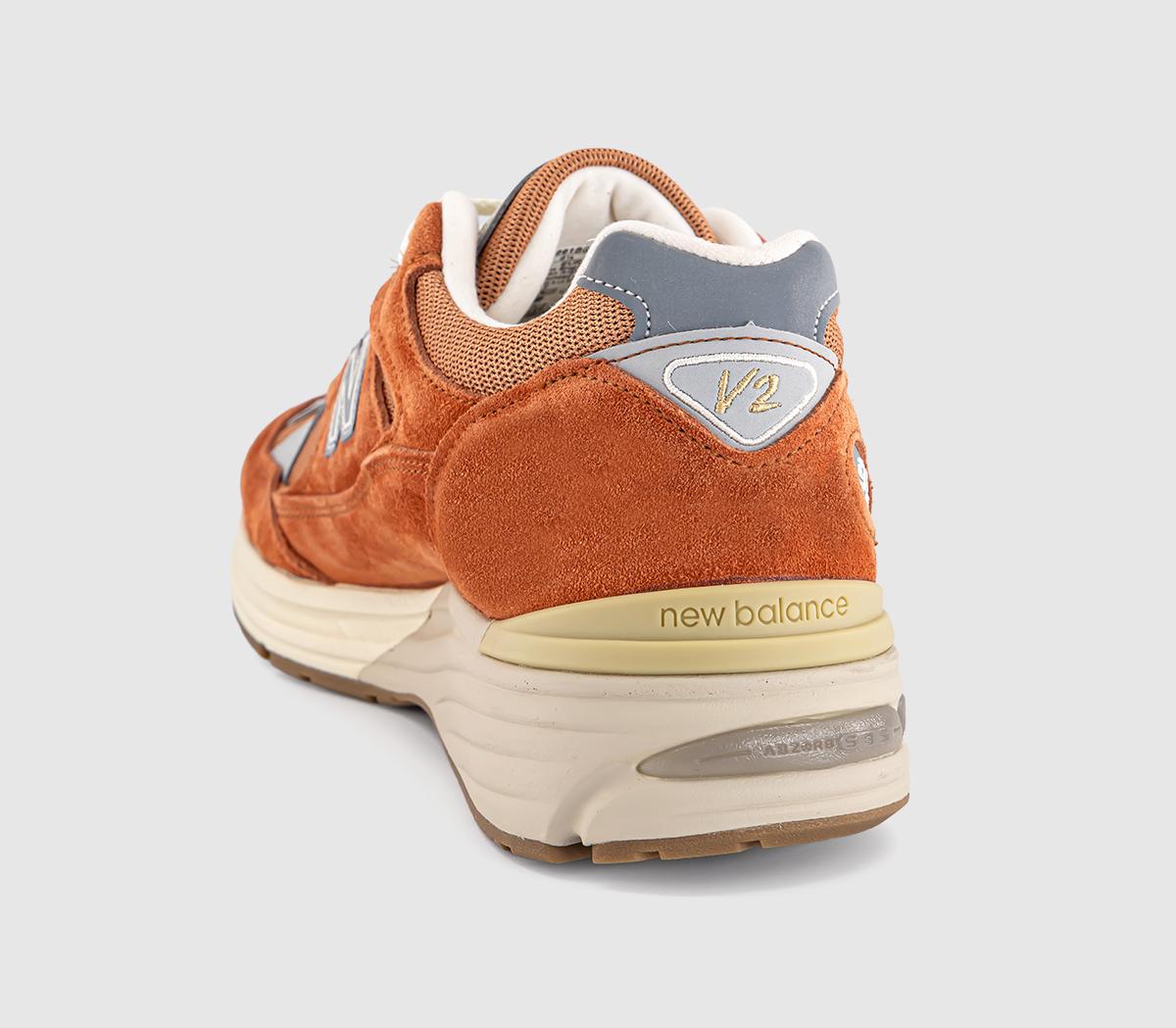 New Balance991v2 TrainersPotters Clay Raw Sienna Harbor Mist