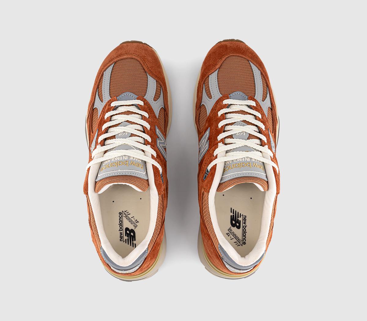 New Balance991v2 TrainersPotters Clay Raw Sienna Harbor Mist