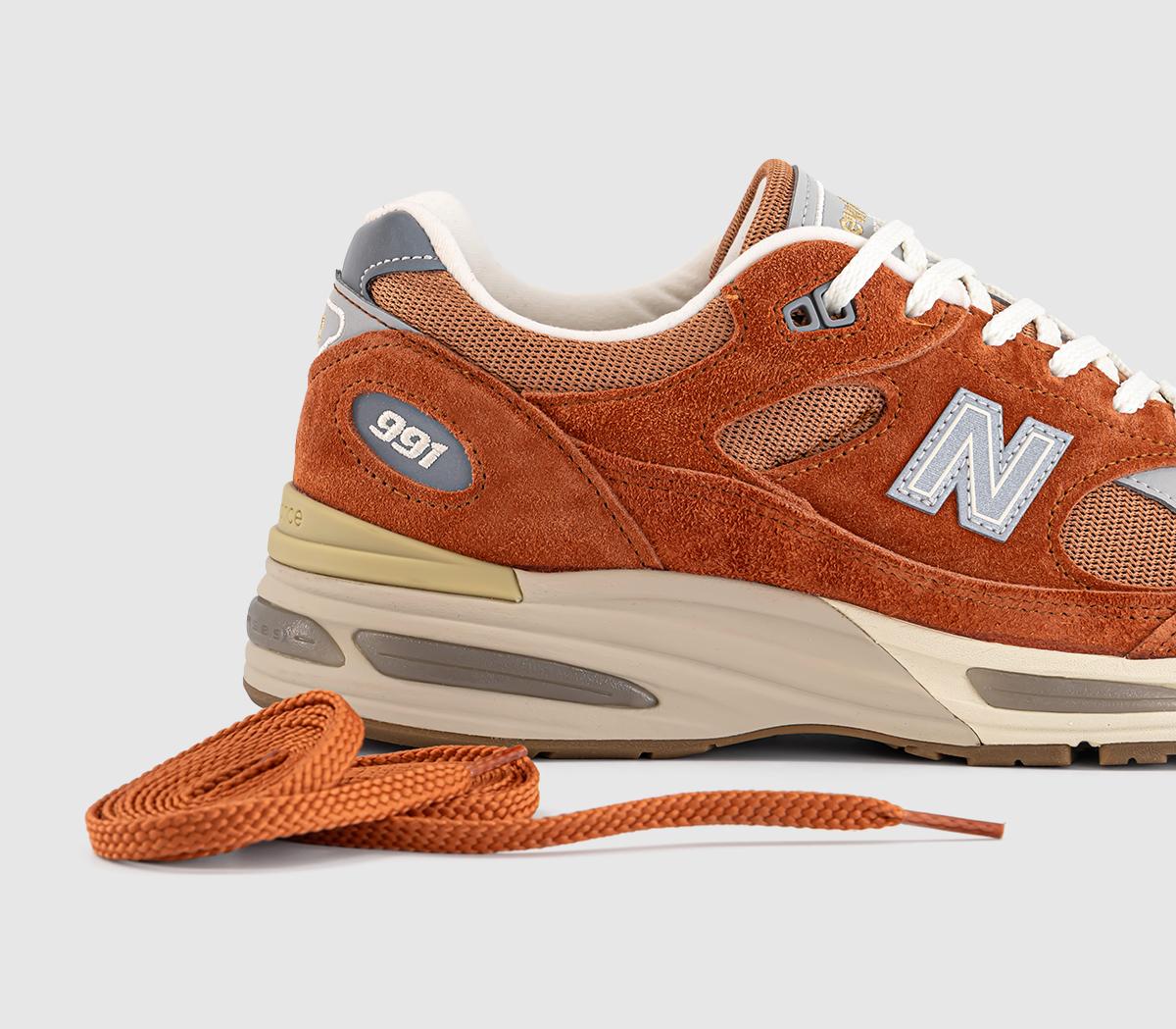 New Balance991v2 TrainersPotters Clay Raw Sienna Harbor Mist