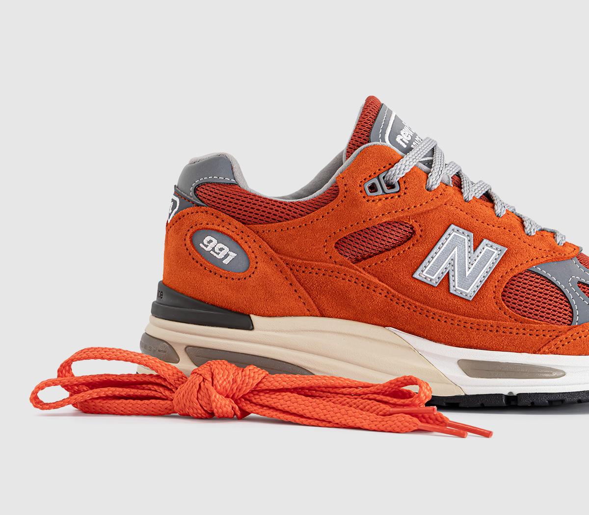 New Balance991V2 Made in UK TrainersGrenadine Fire Whirl