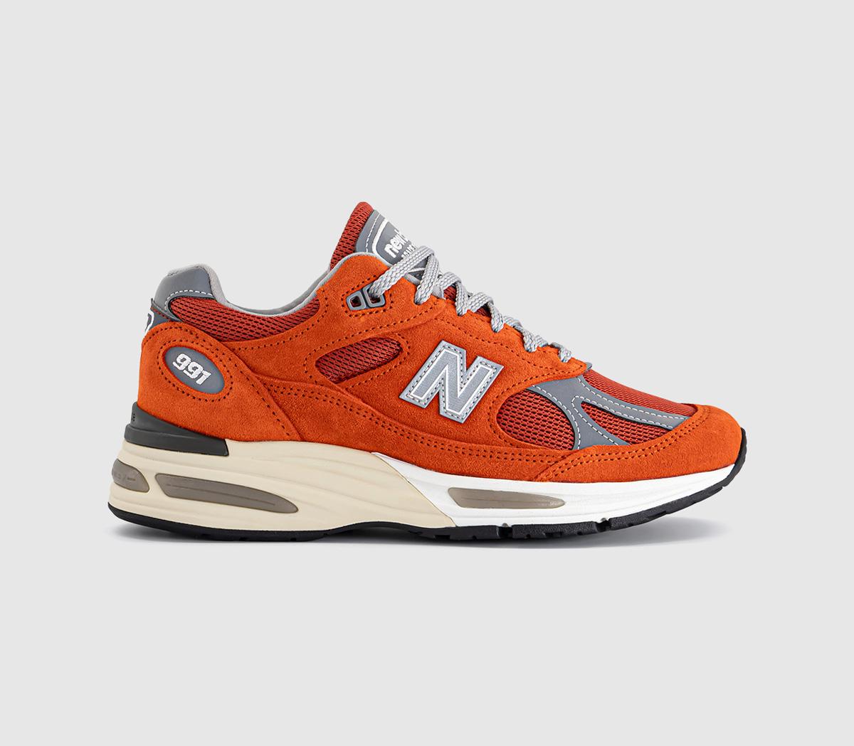 New Balance991V2 Made in UK TrainersGrenadine Fire Whirl