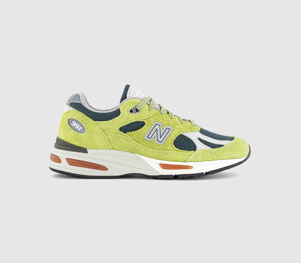 New Balance991v2 Made in UK TrainersGreen Khaki