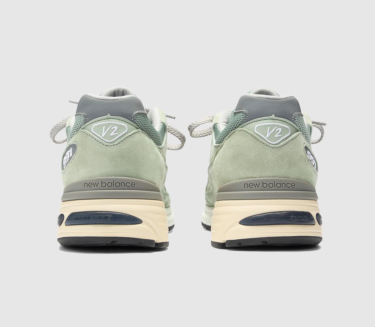 New Balance991V2 Made in UK TrainersSea Grass Sea Grass