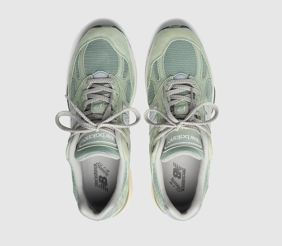 New Balance991V2 Made in UK TrainersSea Grass Sea Grass