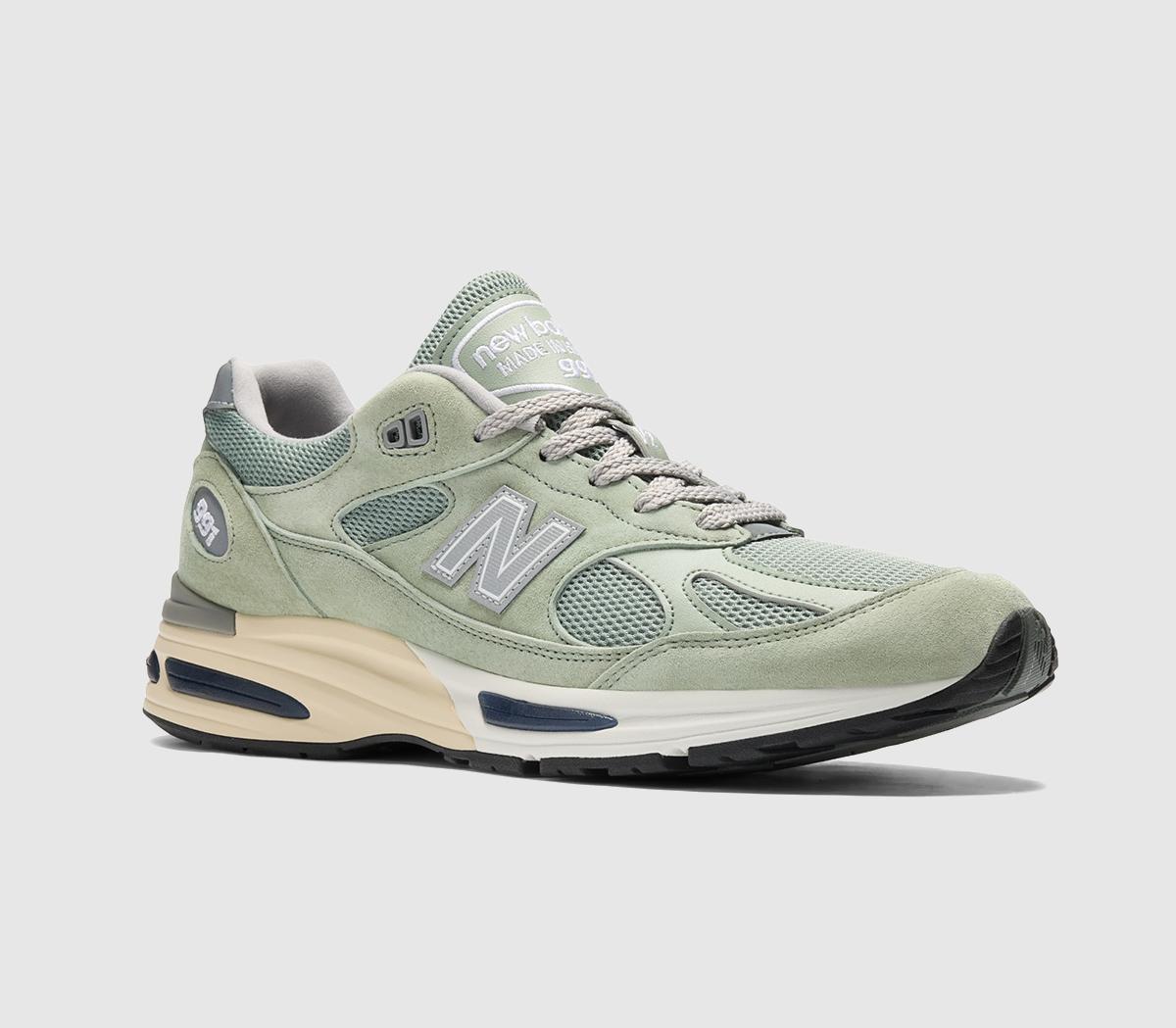 New Balance991V2 Made in UK TrainersSea Grass Sea Grass