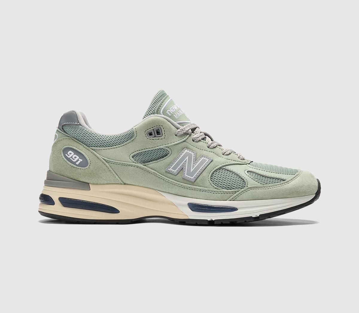 New Balance991V2 Made in UK TrainersSea Grass Sea Grass